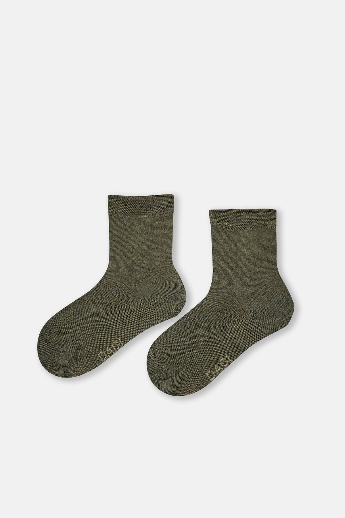 Haki Erkek Çocuk Modal Çorap 2'Li