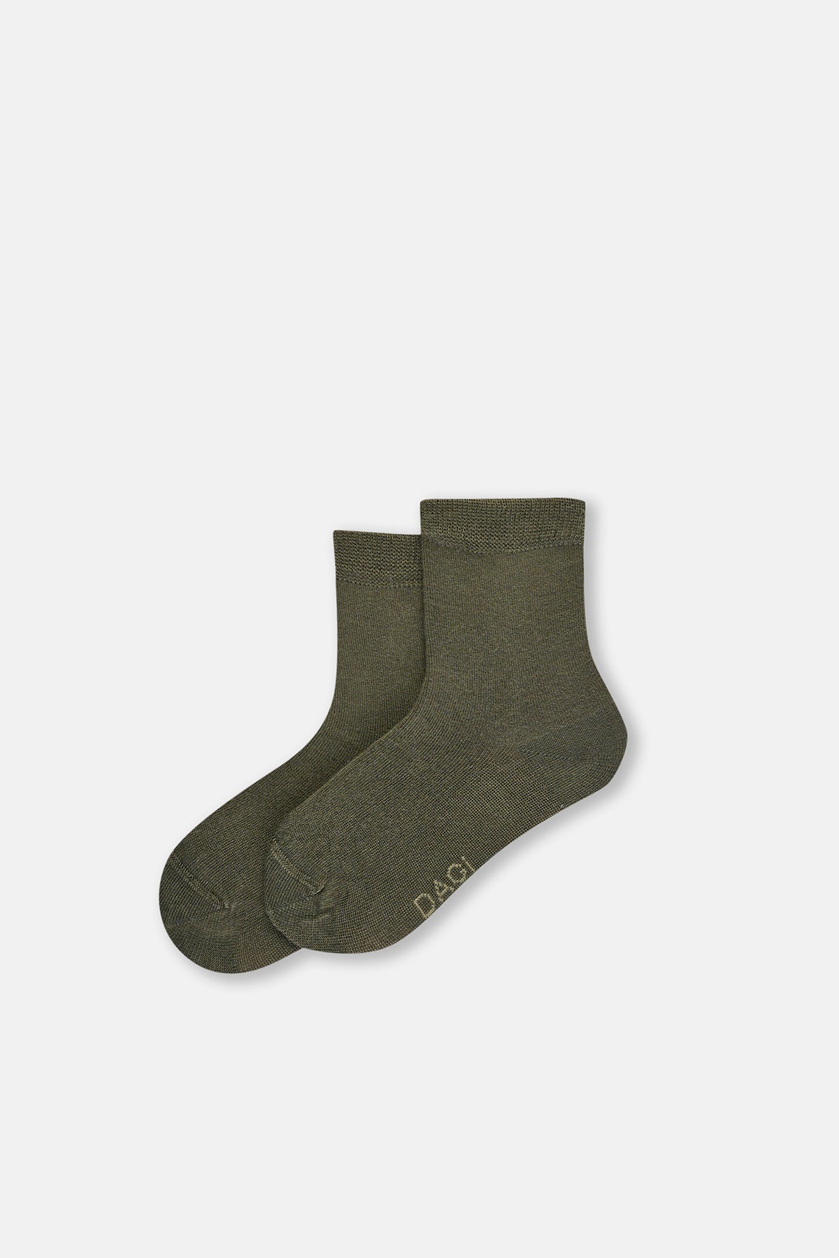 Haki Erkek Çocuk Modal Çorap 2'Li