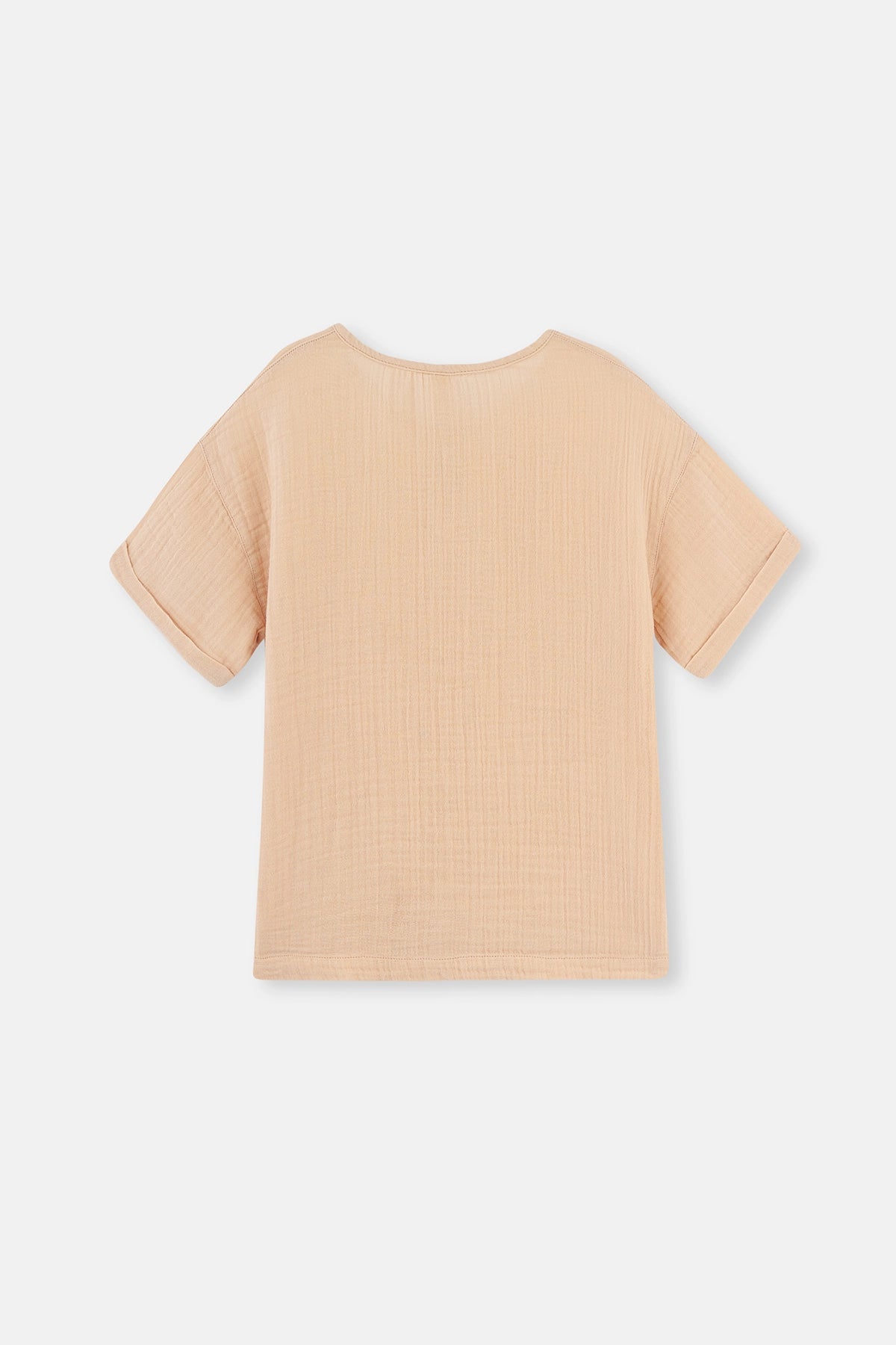 Bej Erkek Çocuk Müslin Tişört