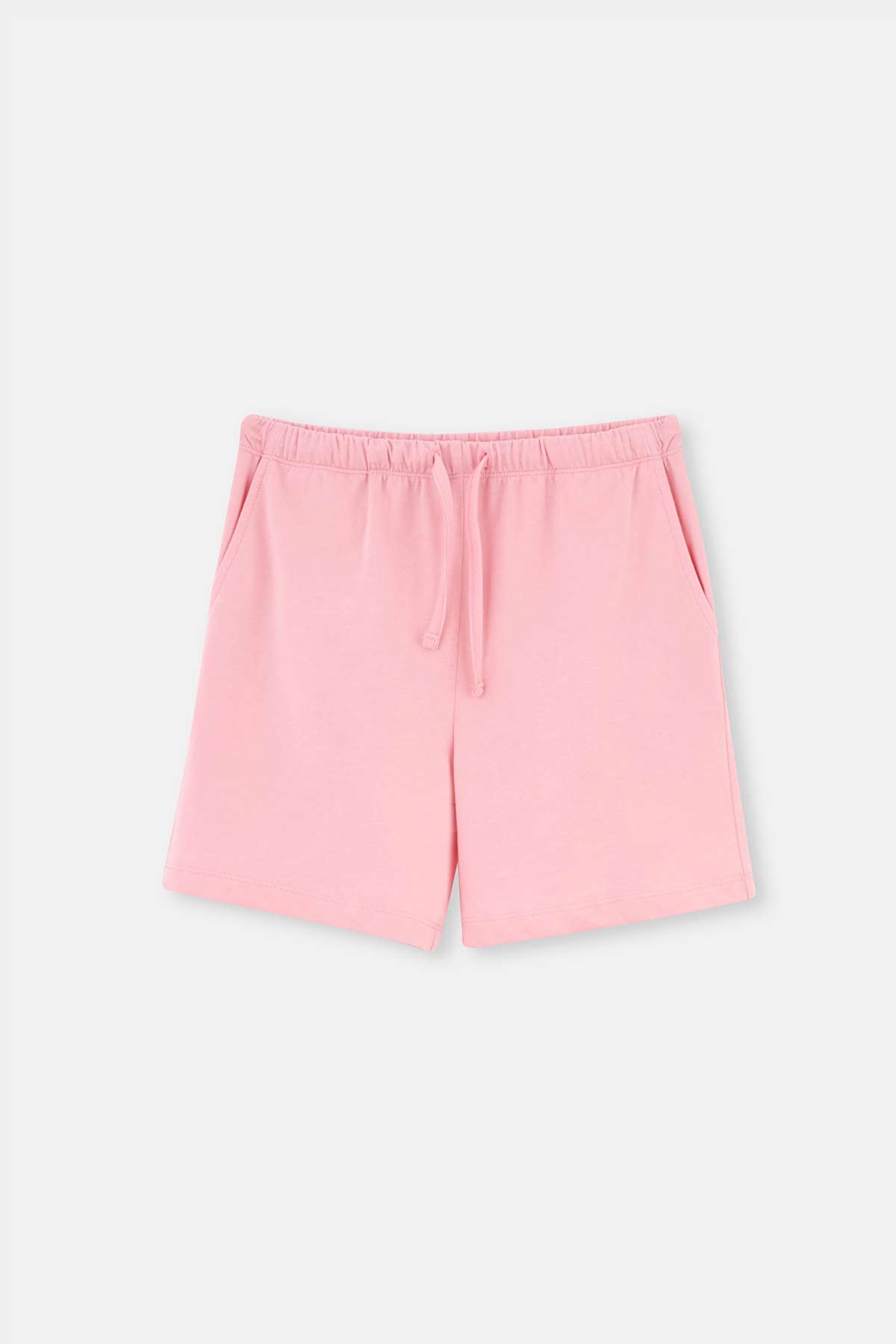 Pembe Kız Çocuk Wonder Woman Baskılı Kısa Kol Şortlu Pijama Takımı