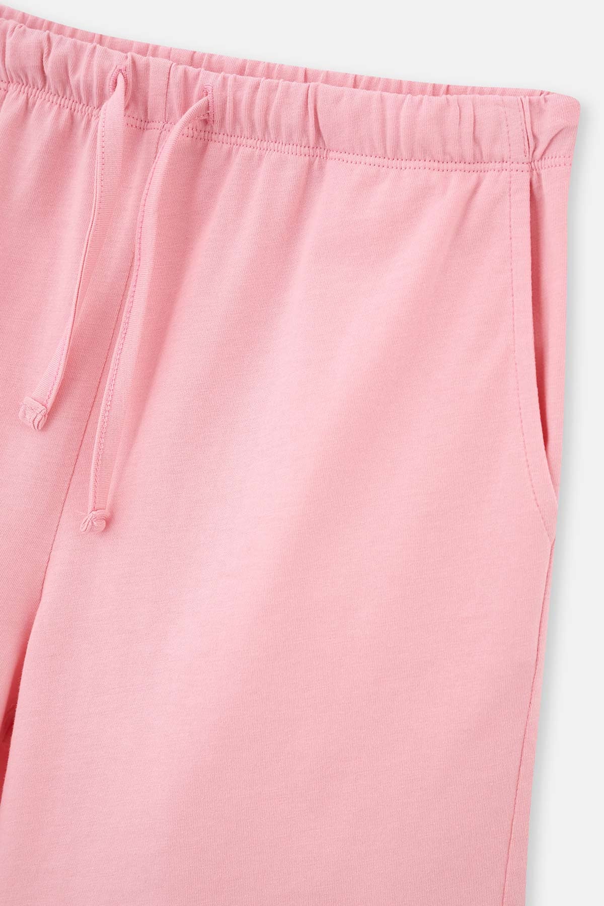 Pembe Kız Çocuk Wonder Woman Baskılı Kısa Kol Şortlu Pijama Takımı