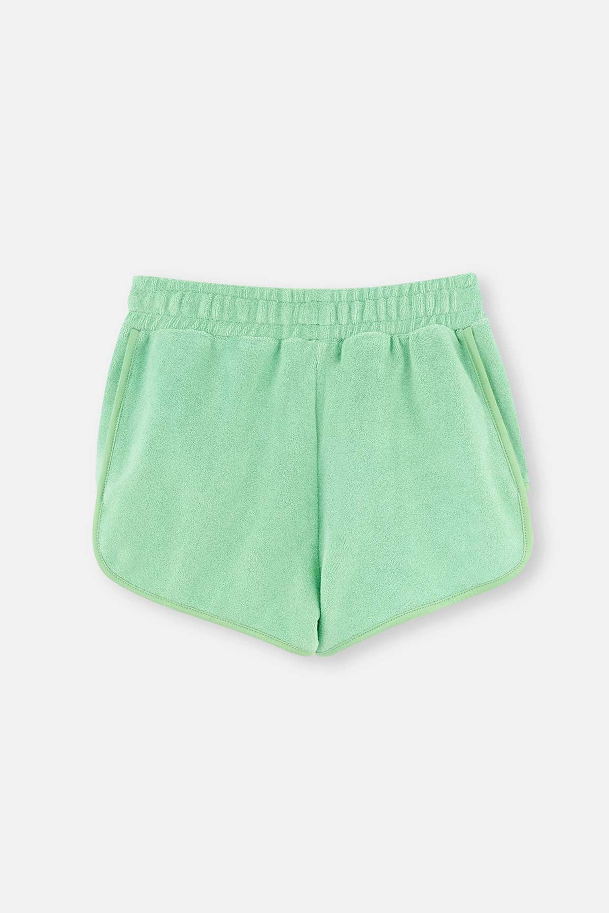 Yeşil Kız Çocuk Havlu Şort