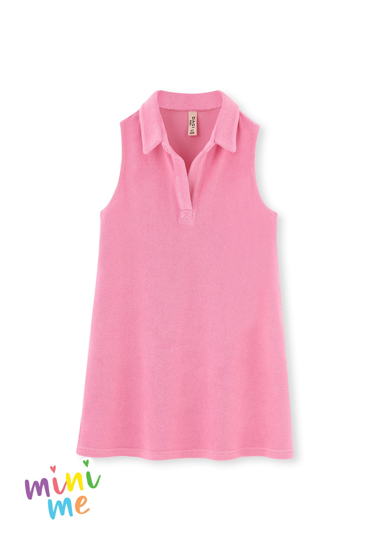 Pembe Kız Çocuk Havlu Elbise