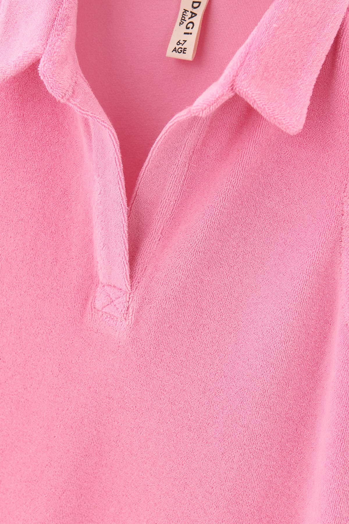 Pembe Kız Çocuk Havlu Elbise