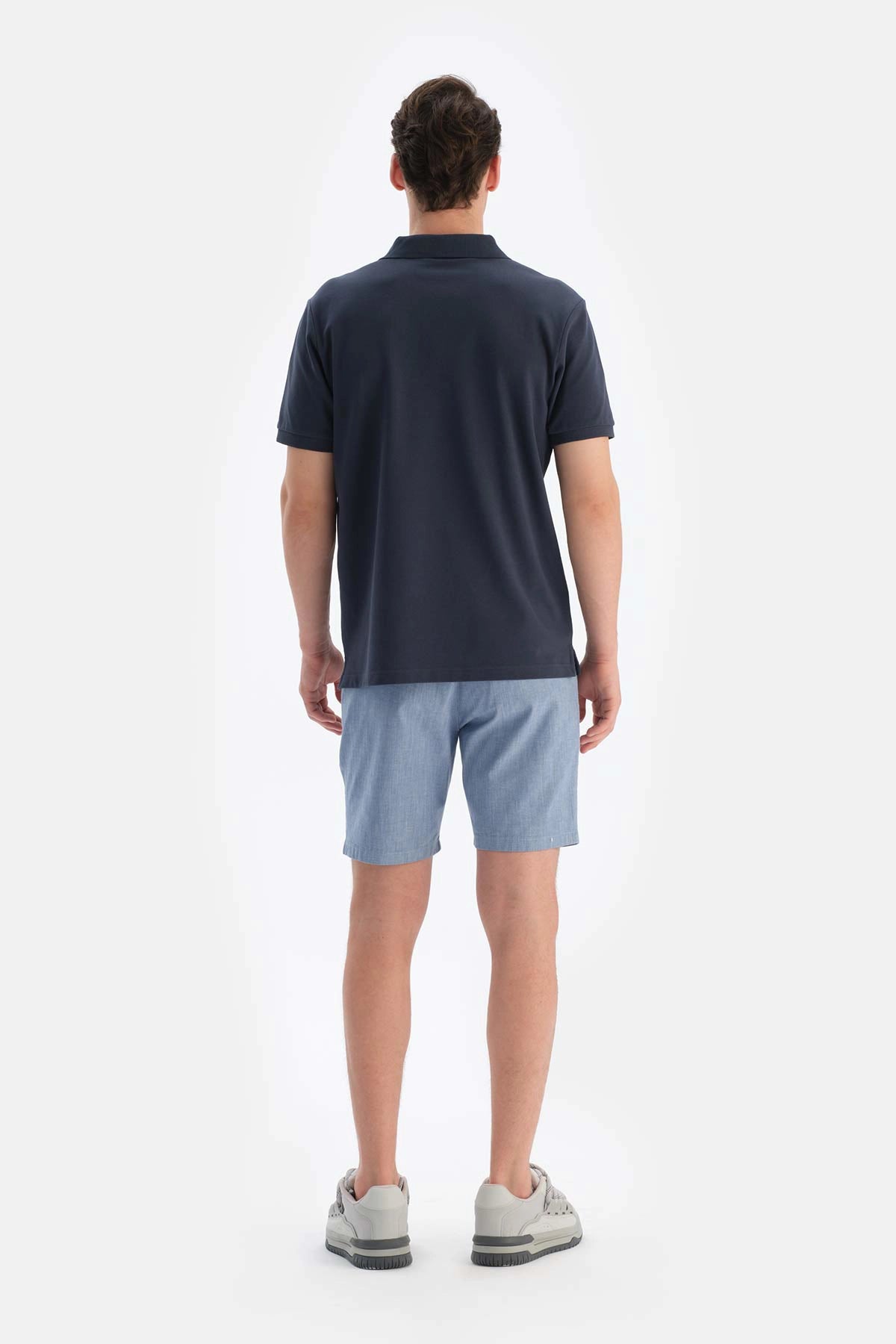 Antrasit Polo Yaka Pike Tişört