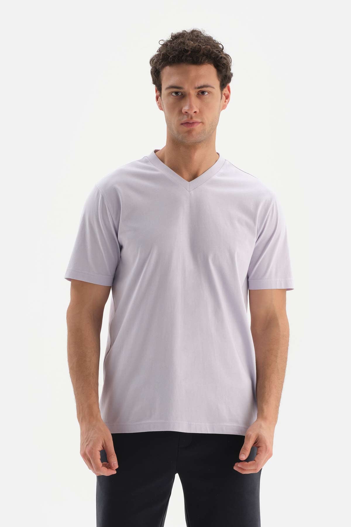 Lila V Yaka Basic Supima T-Shirt