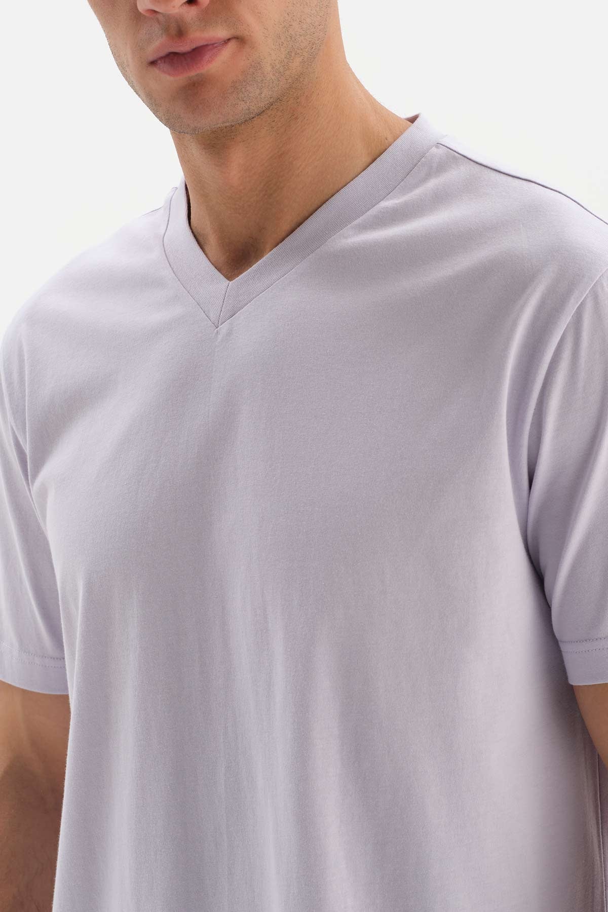 Lila V Yaka Basic Supima T-Shirt