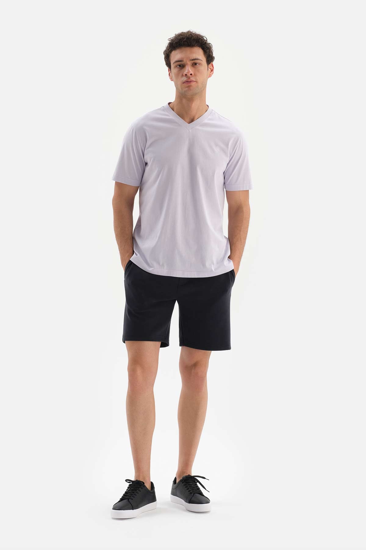 Lila V Yaka Basic Supima T-Shirt