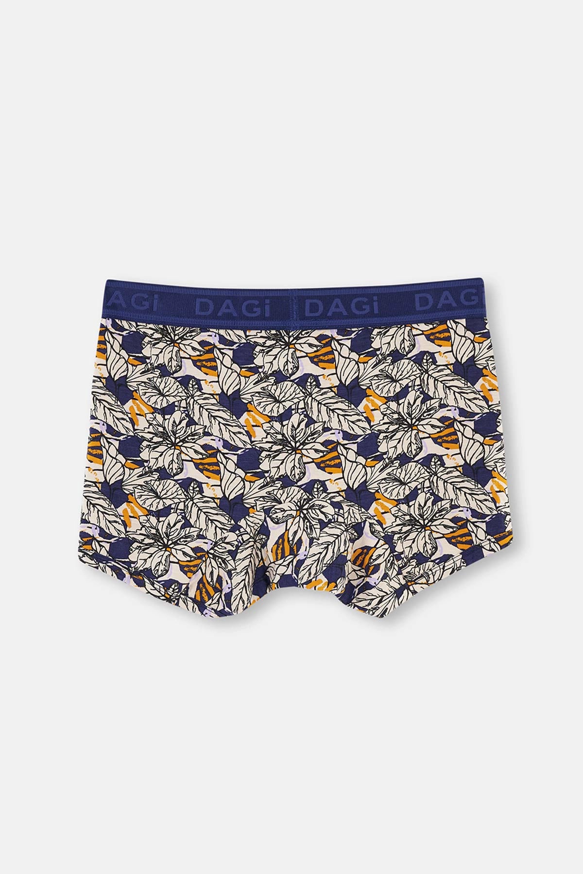 Lacivert Desenli Boxer