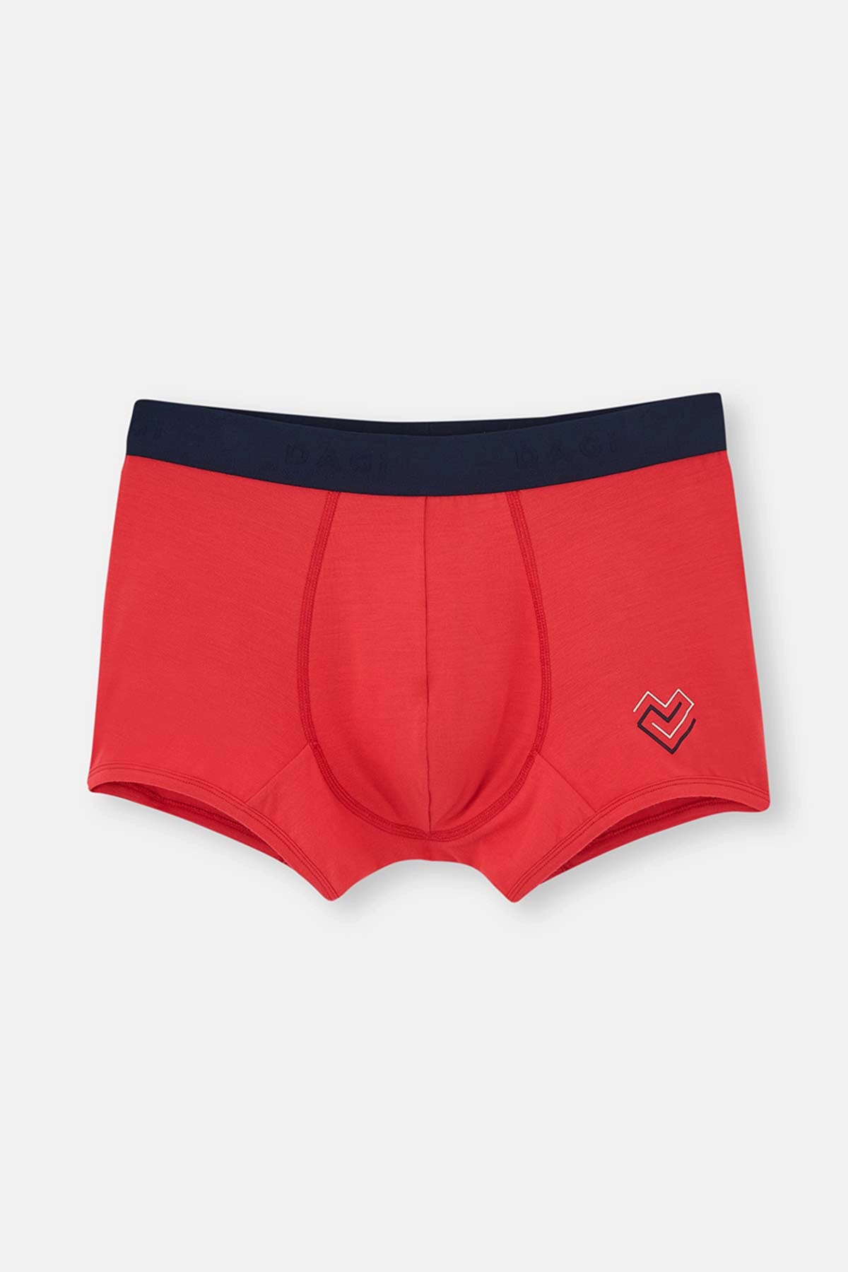 Kırmızı - Lacivert Modal 2'li Boxer