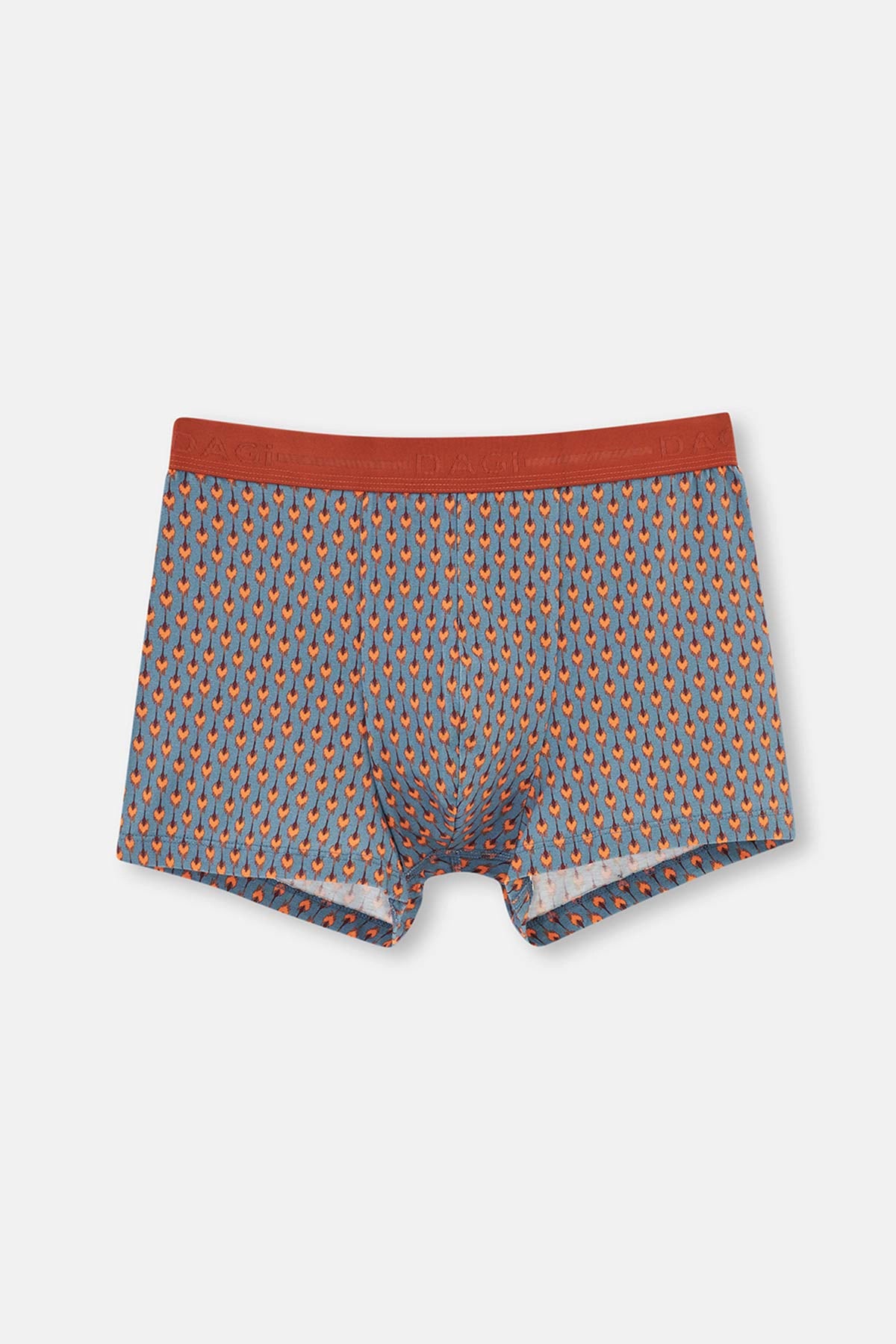 Mavi D-Man 3'Lü Pamuk Boxer