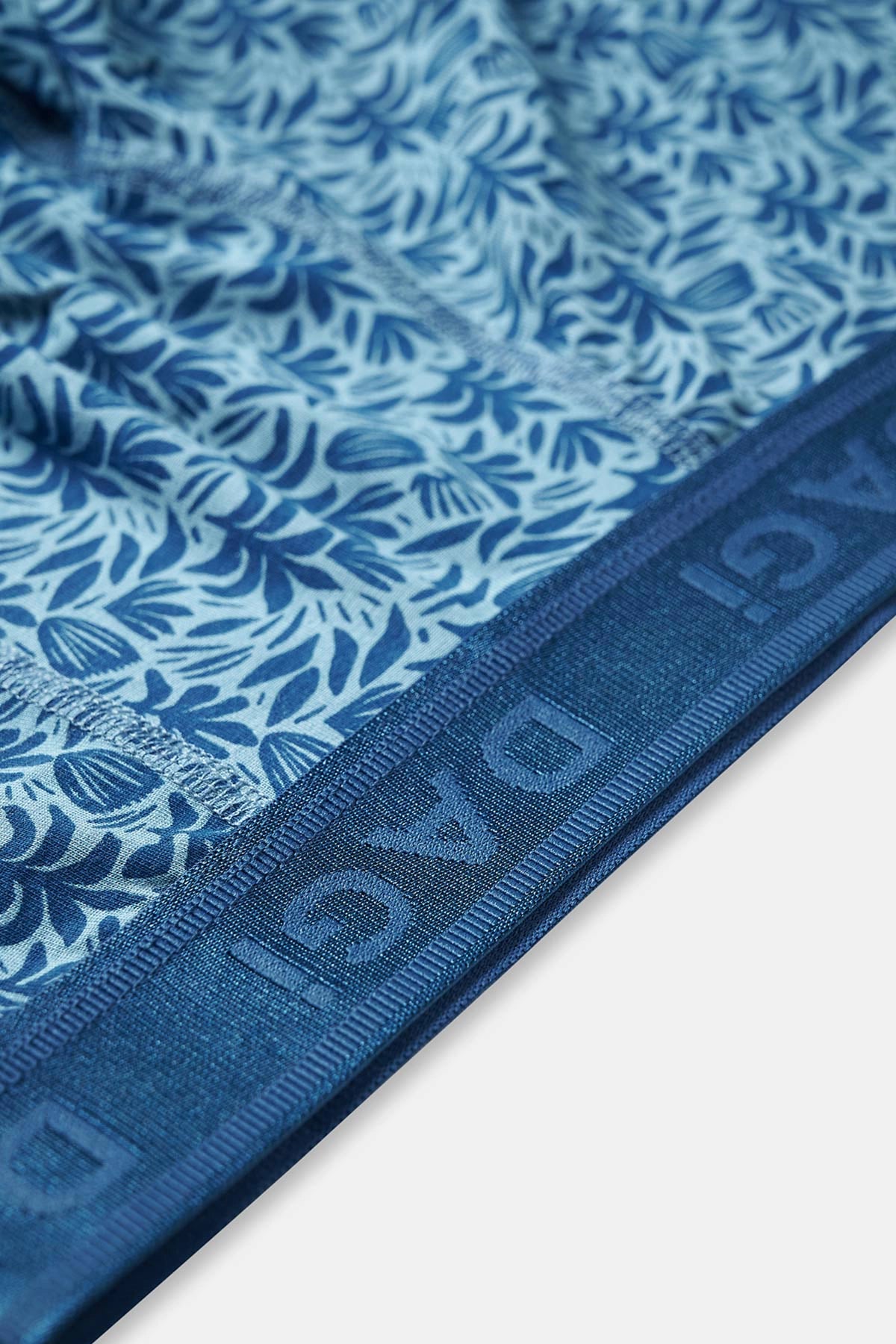 Lacivert D-Men Modal Desenli 2'li Boxer