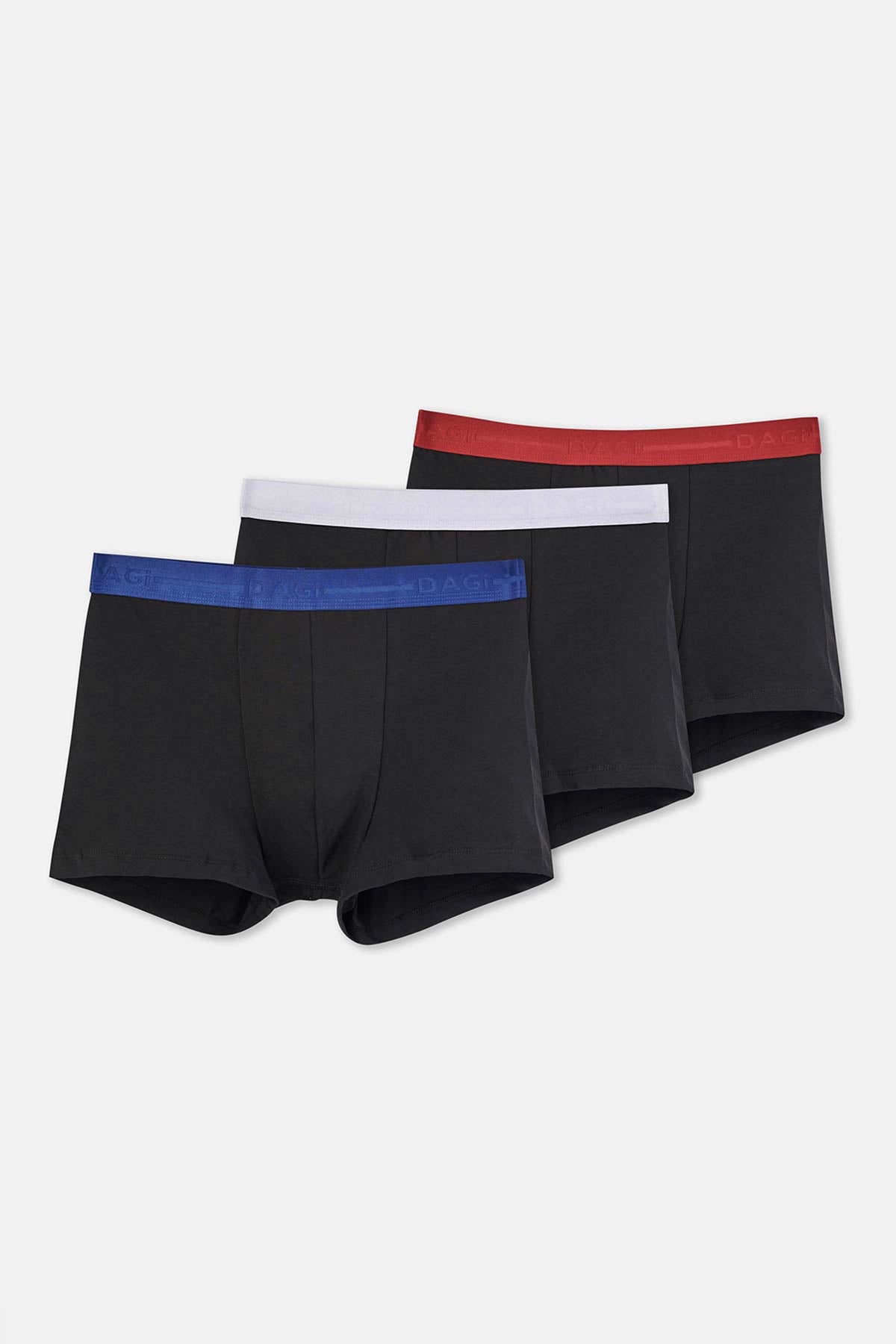 Siyah Basic Pamuk 3'lü Boxer