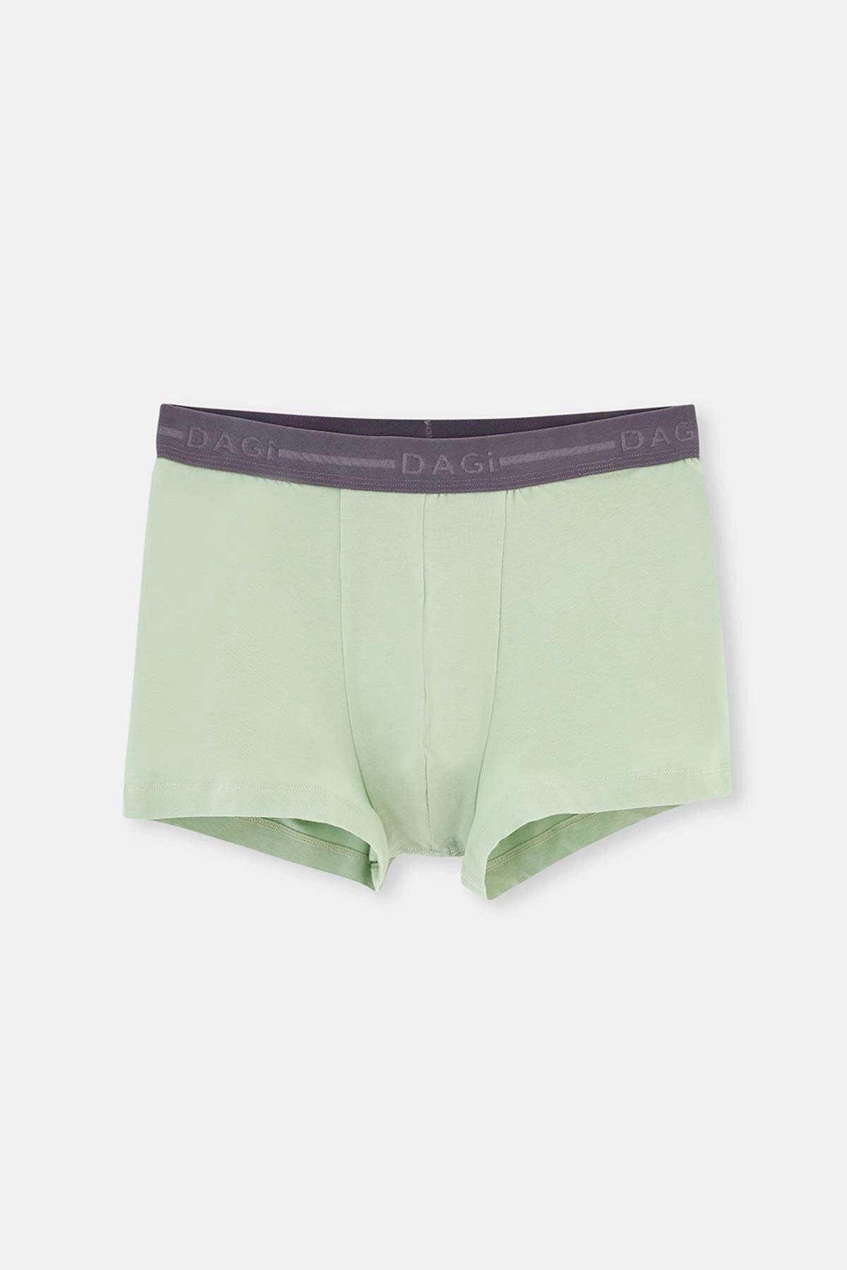 Mavi-Pembe Pamuk 3'lü Boxer