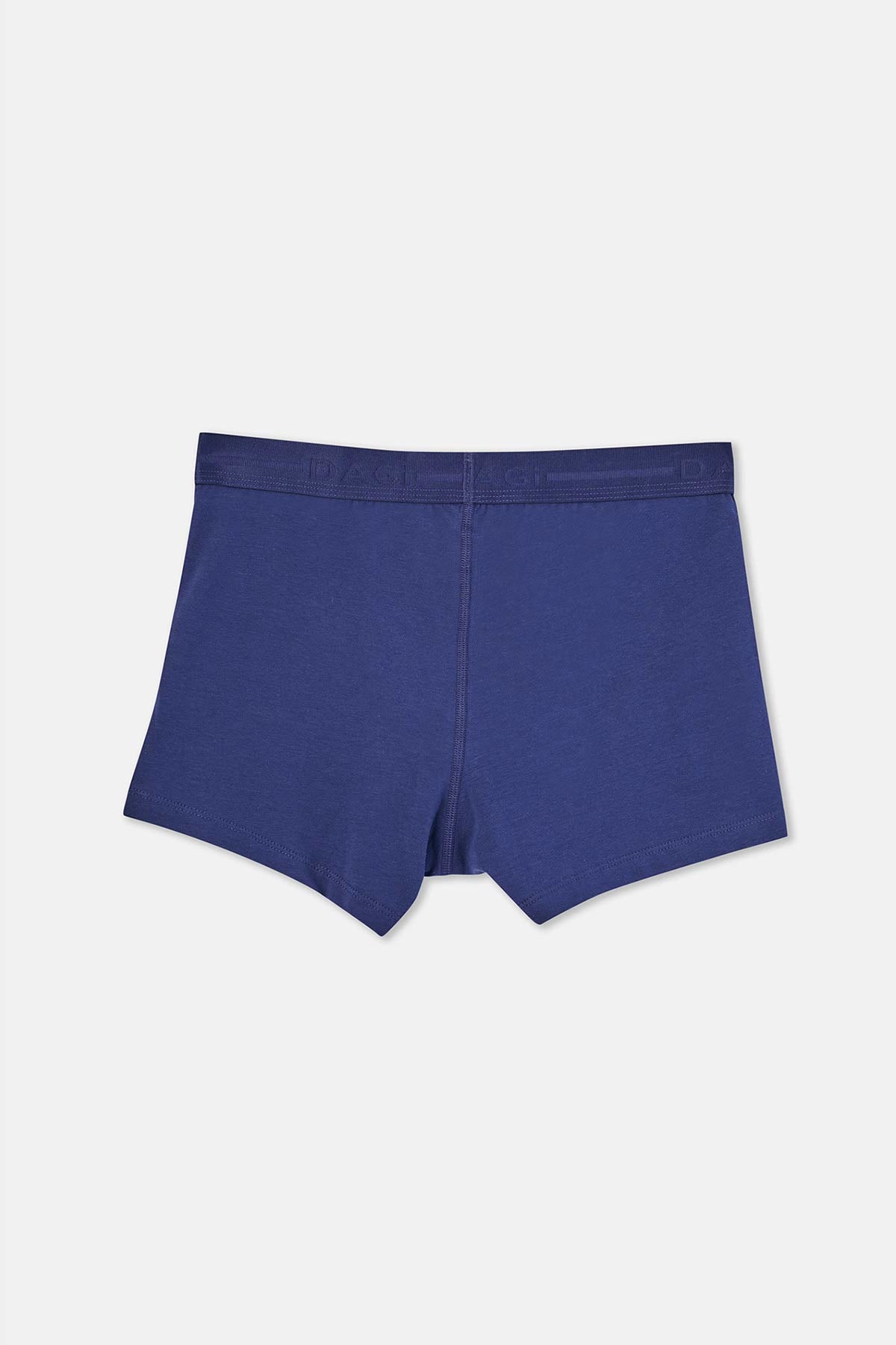 Lacivert Pamuk Düz Boxer