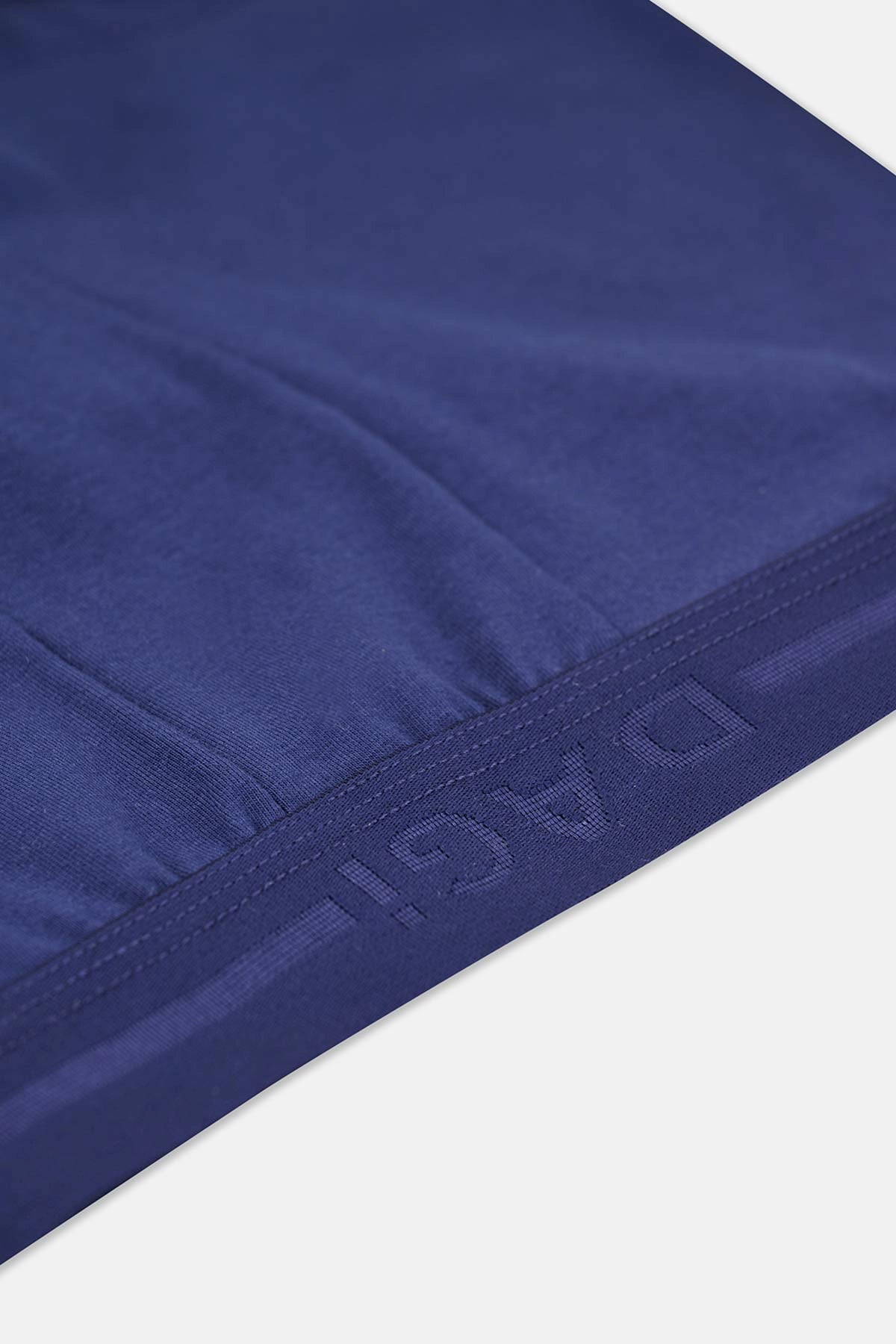 Lacivert Pamuk Düz Boxer