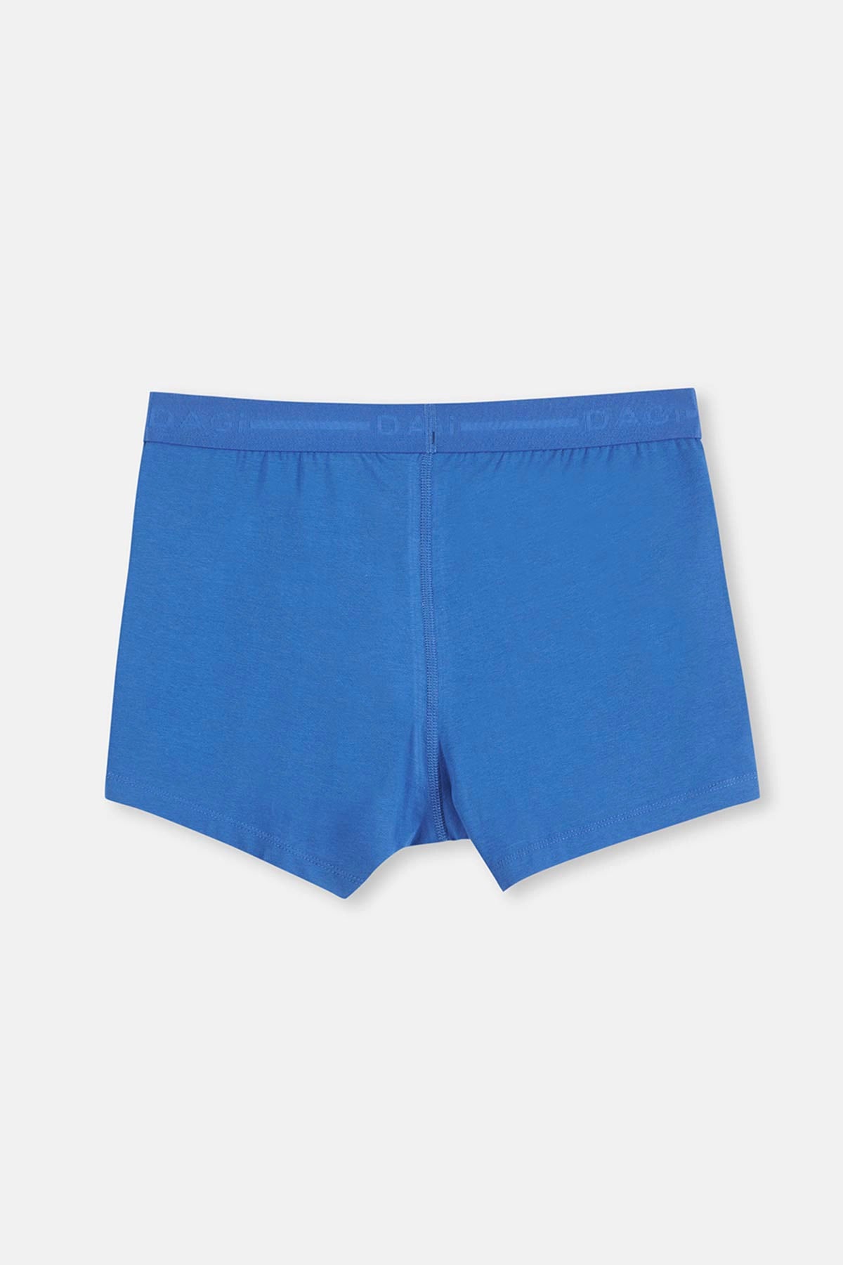 Indigo Pamuk Düz Boxer