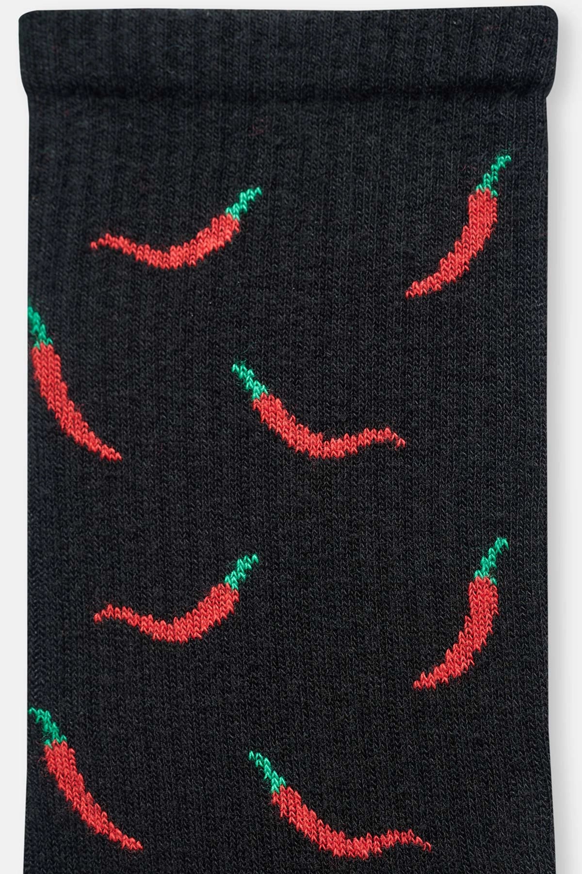 Antrasit Erkek Biber Desenli Spor Çorap