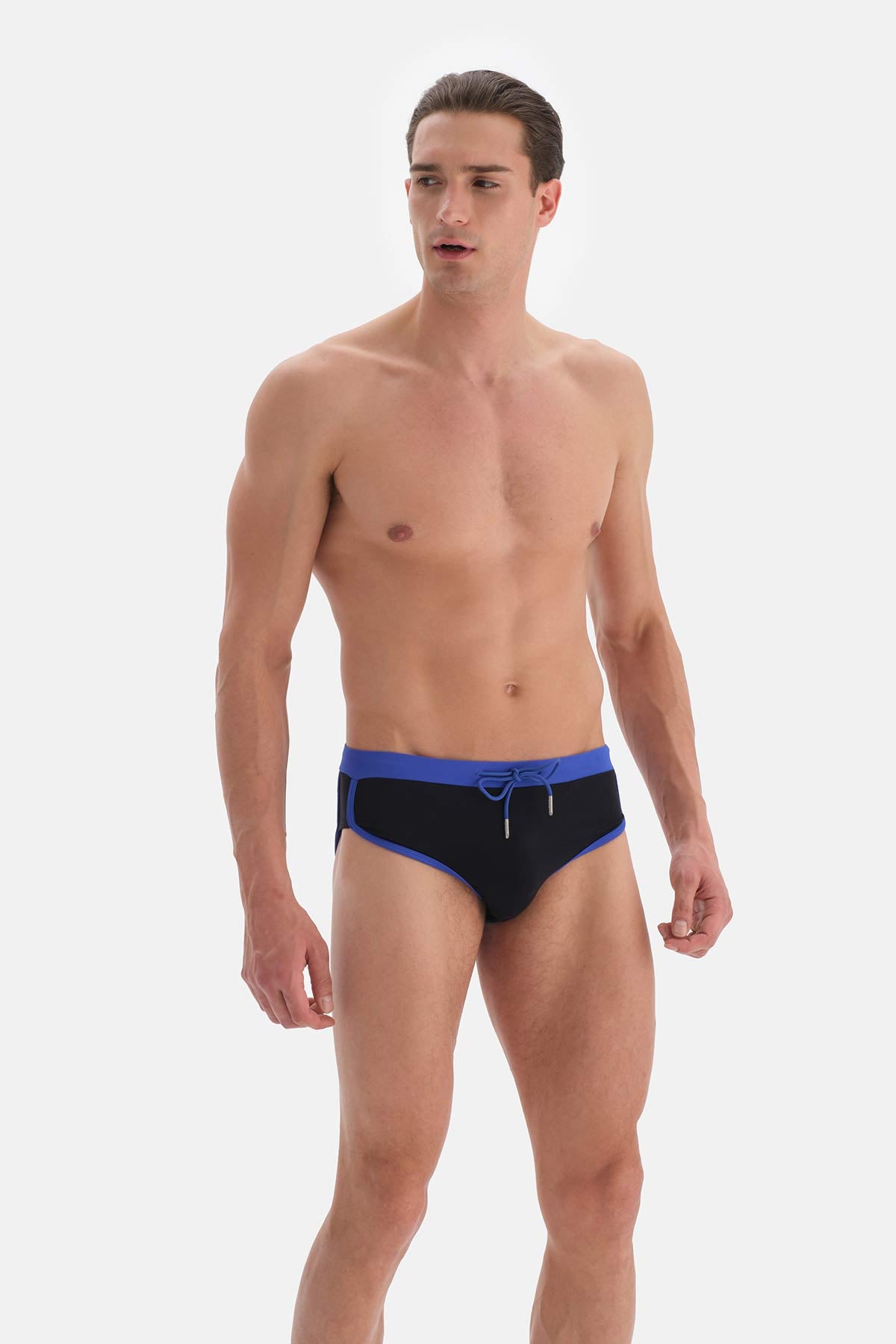 Siyah-Mavi Slip Mayo