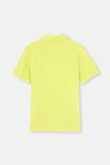 Neon Yeşil Havlu Polo Yaka Tişört
