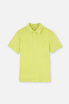 Neon Yeşil Havlu Polo Yaka Tişört