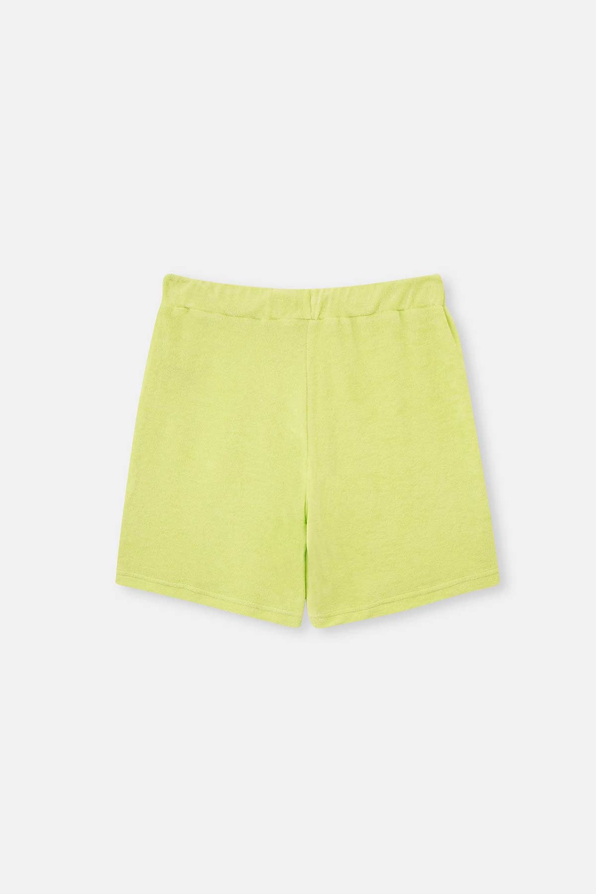 Neon Yeşil Havlu Şort