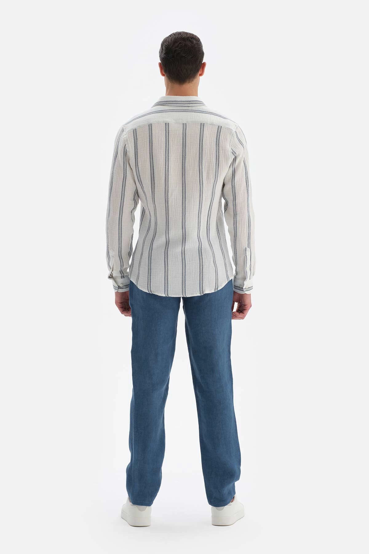 Indigo Keten Pantolon