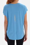 Açıkmavi Dagi Active Kayık Yaka T-Shirt