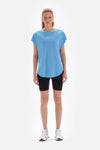 Açıkmavi Dagi Active Kayık Yaka T-Shirt