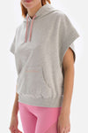 Açık Gri Dagi Active Kolsuz Kapüşonlu Sweatshirt