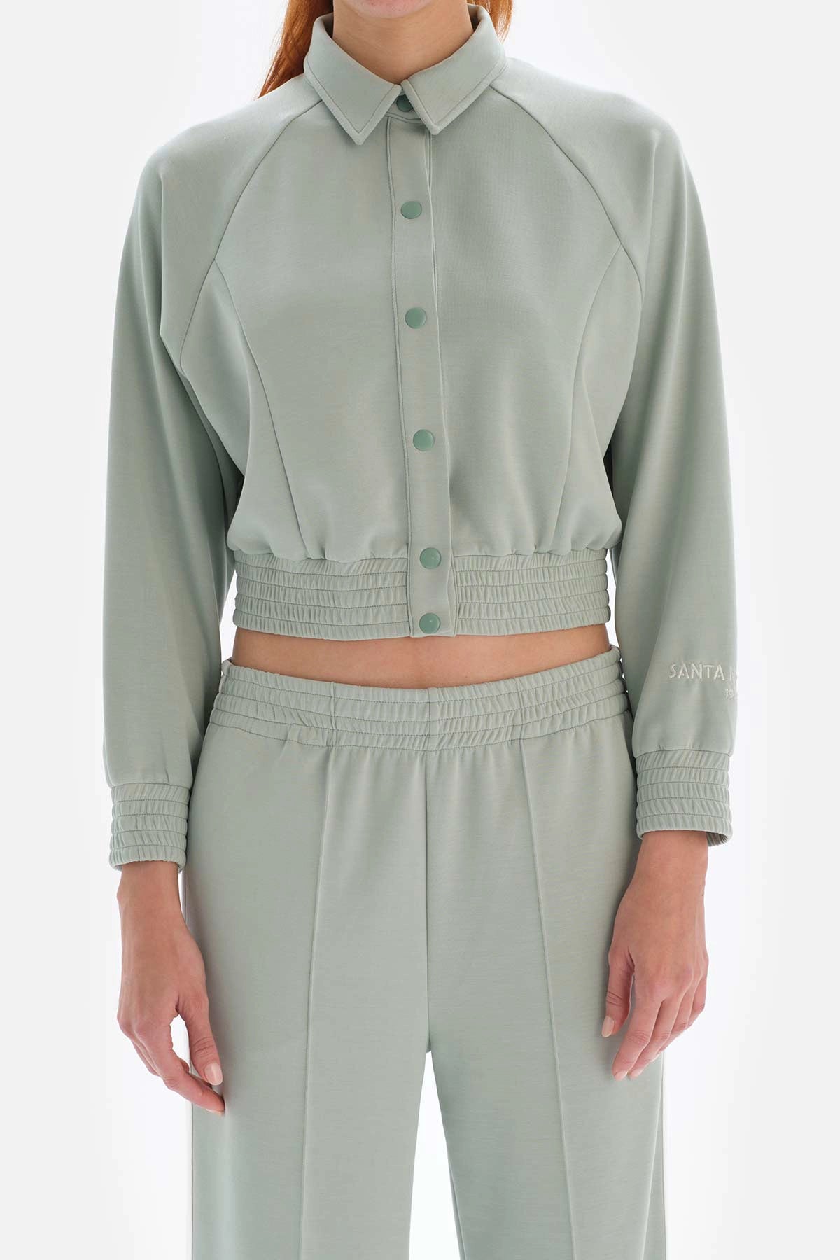 Mint Yeşili Dagi Active Mint i Uzun Kol Düğmeli Ceket