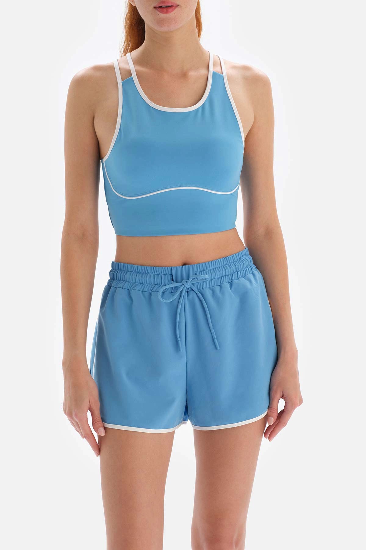 Açıkmavi Dagi Active Sırt Dekolteli Sporcu Sütyeni