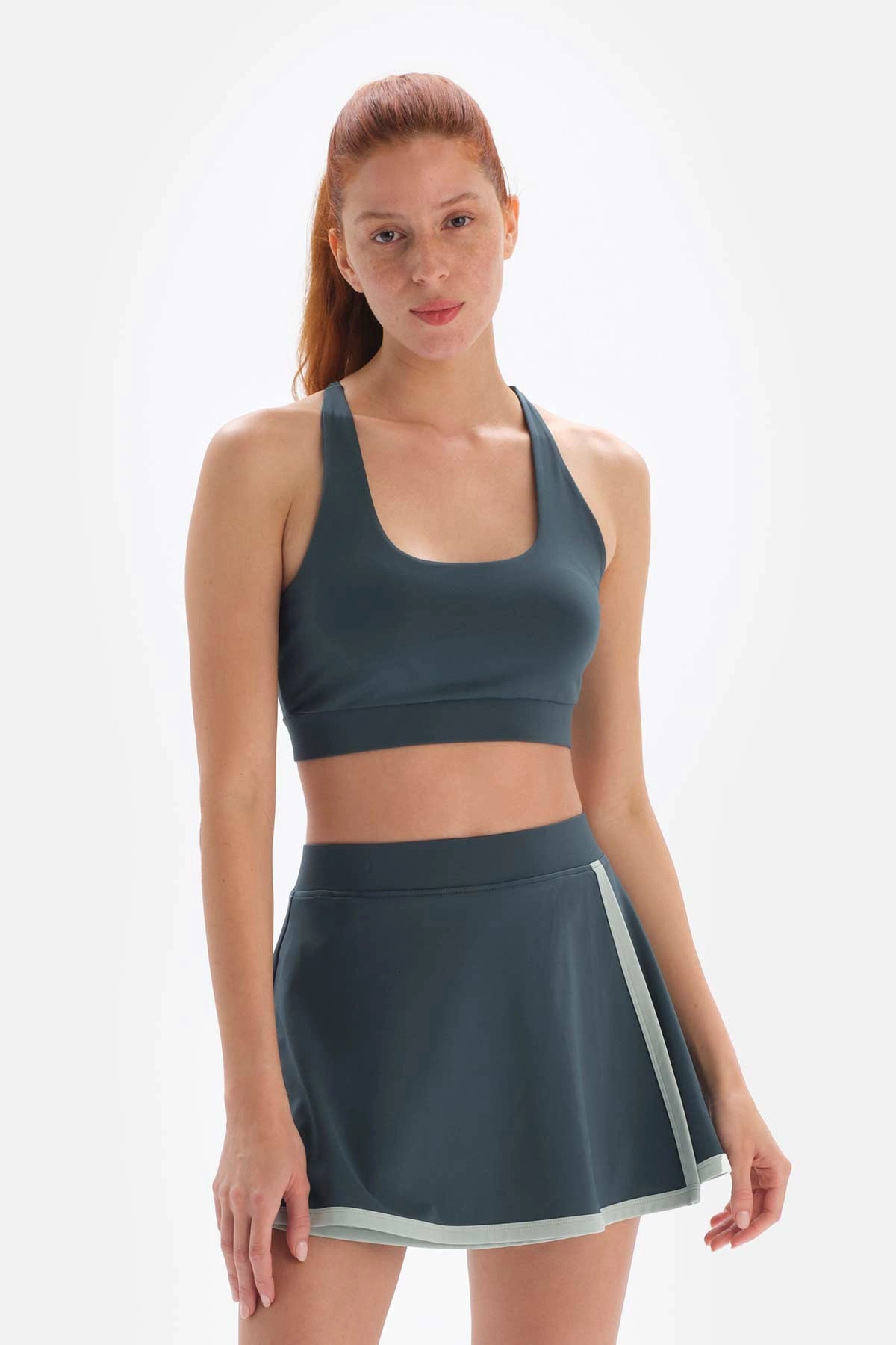 Petrol Dagi Active Çapraz Sırt Askılı Sporcu Sütyeni