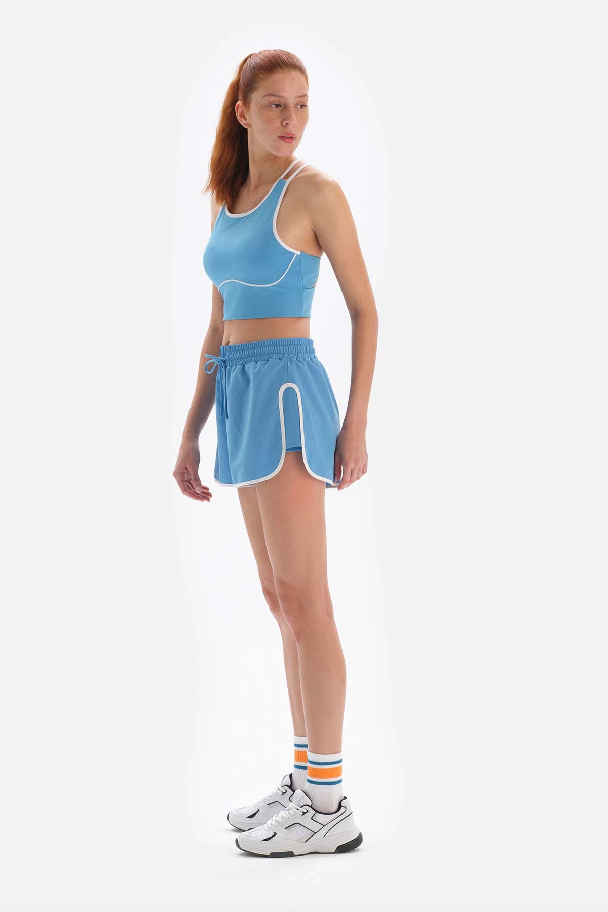 Açıkmavi Dagi Active Biyeli Spor Şort