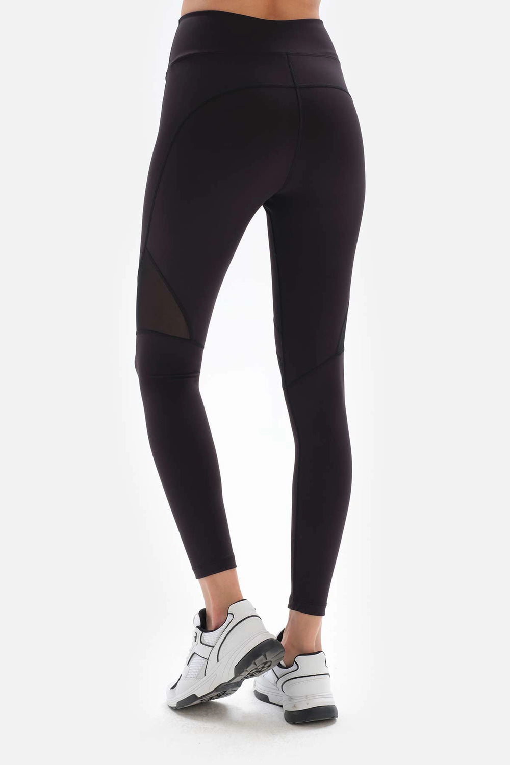 Siyah Dagi Active File Detaylı Uzun Tayt