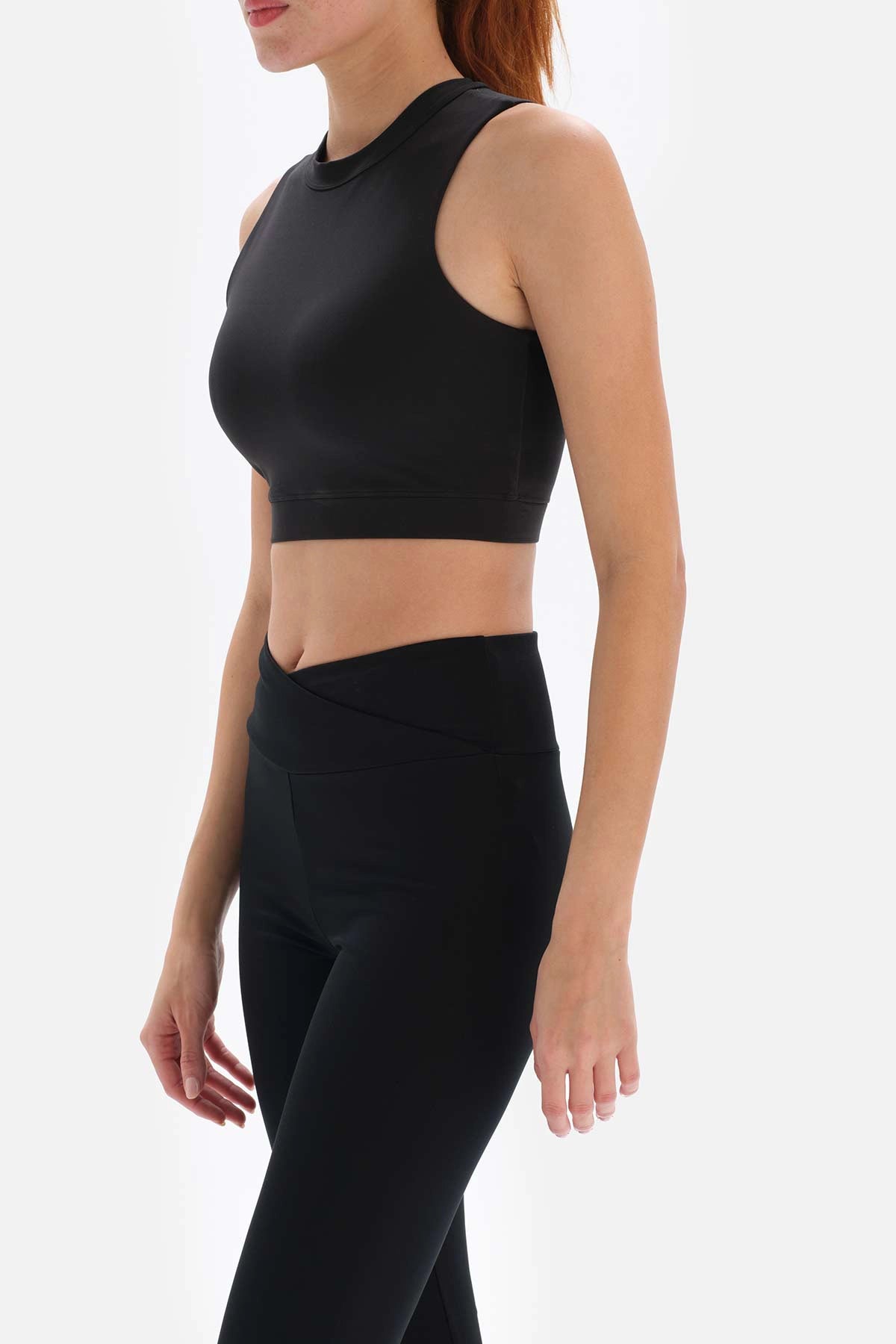 Siyah Dagi Active Ispanyol Paça Tayt