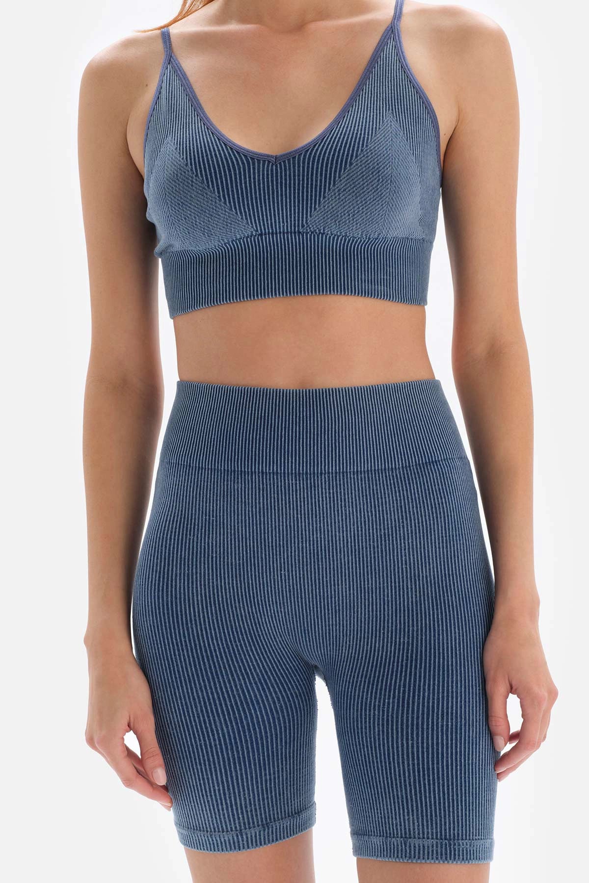 Indigo Dagi Active Seamless Biker Spor Tayt