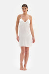 Beyaz Bride Saten Gecelik
