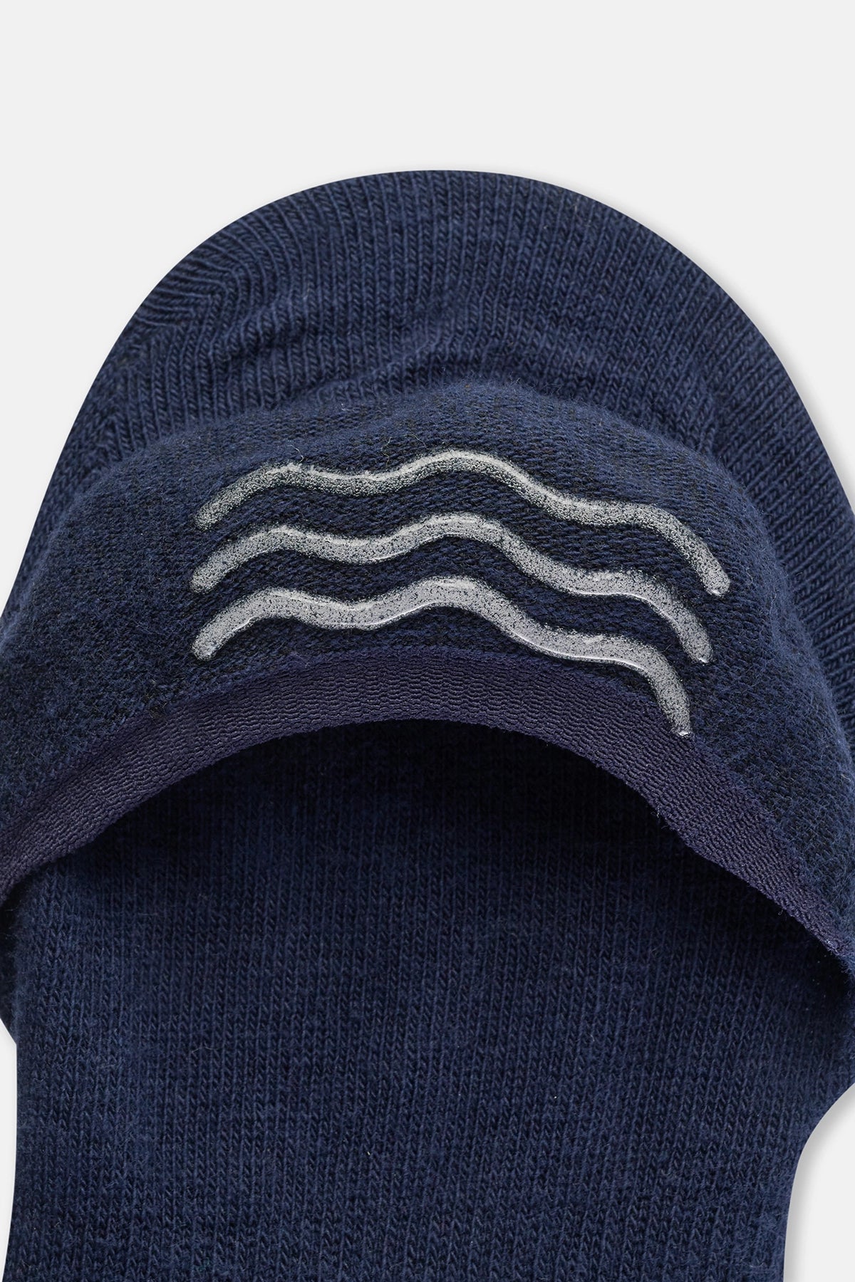 Mavi Kadın Köpek Desenli Görünmez Çorap