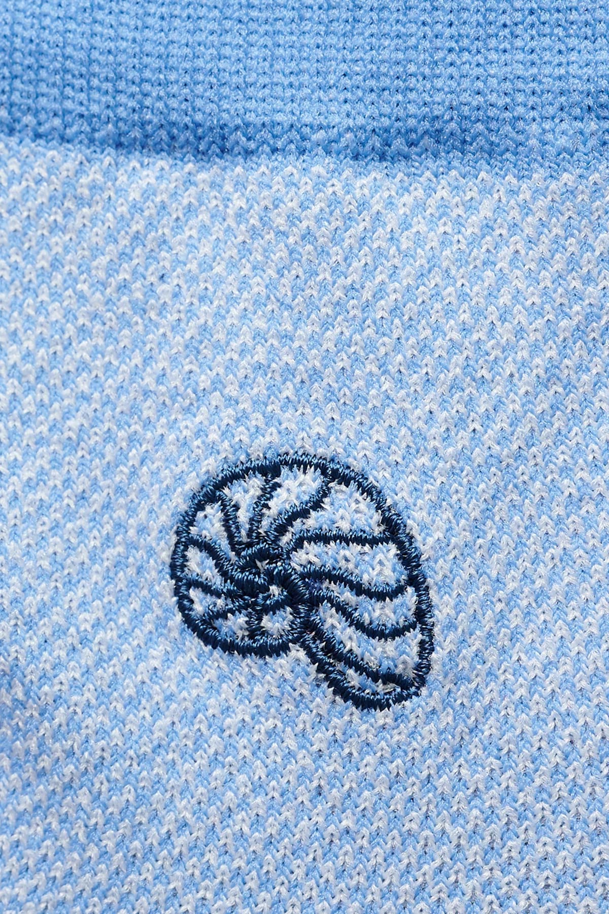 Mavi Kadın Deniz Nakışlı 2'Li Çorap