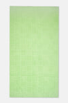 Açık Yeşil Çizgi Dokulu Düz Renk Havlu 85X150