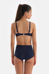 Lacivert Boyshort Bikini Altı