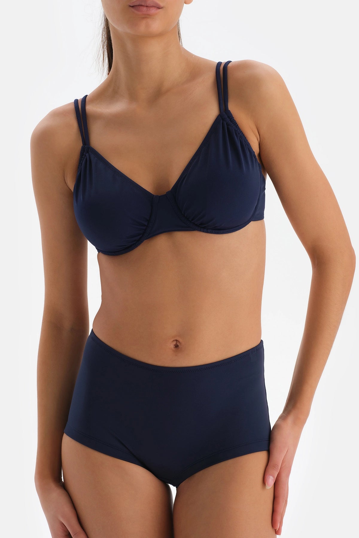 Lacivert Boyshort Bikini Altı