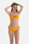 Sarı Spagetti Bikini Altı