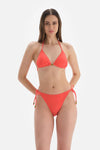 Turuncu Spagetti Bikini Altı