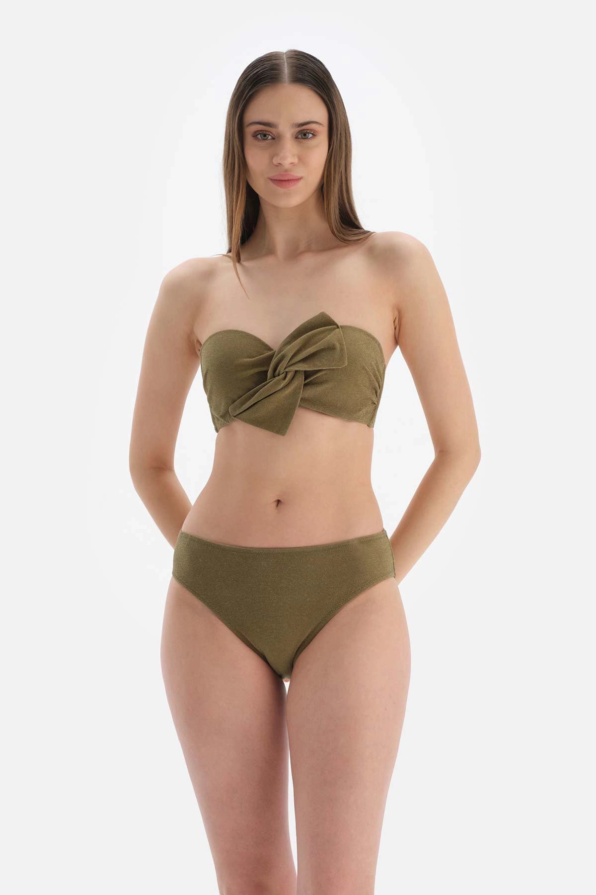 Yeşil Normal Bel Bikini Altı
