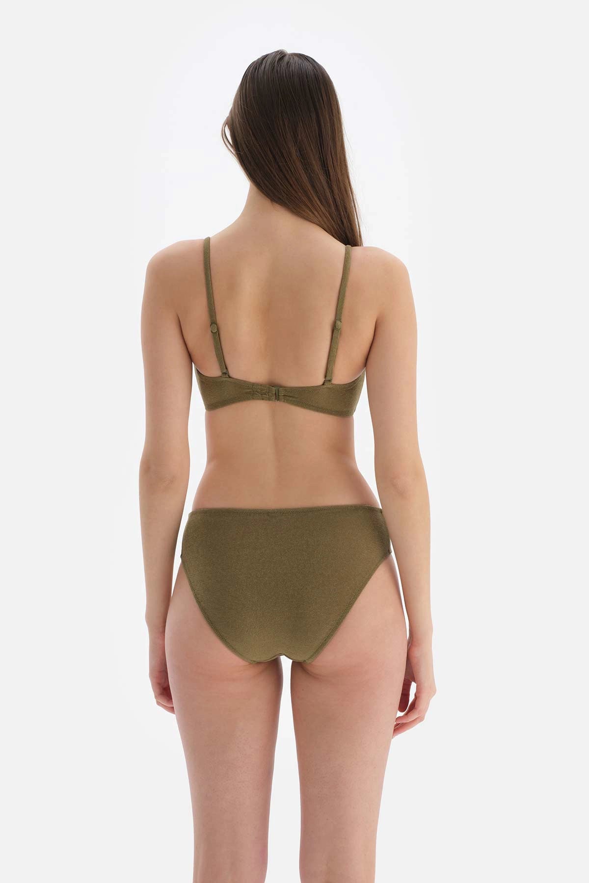 Yeşil Normal Bel Bikini Altı