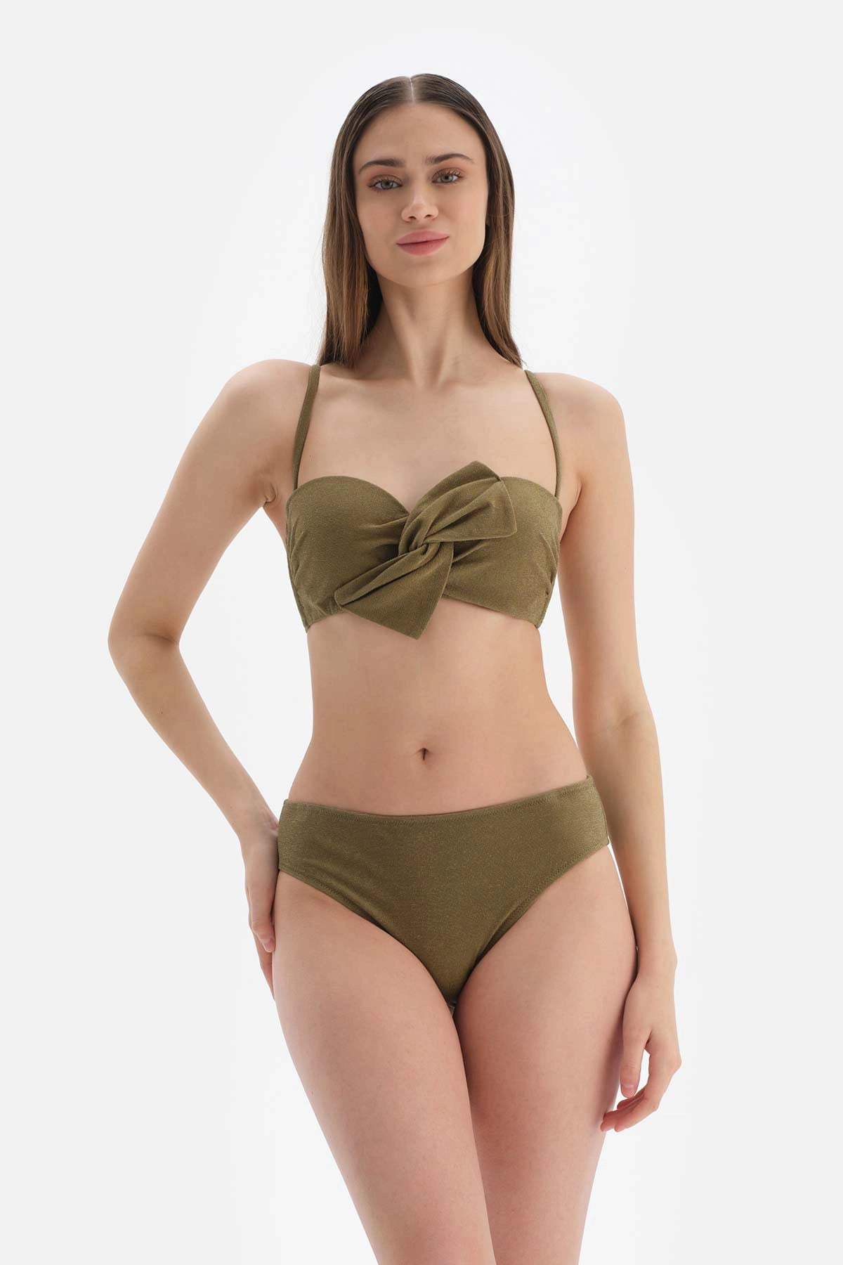 Yeşil Normal Bel Bikini Altı