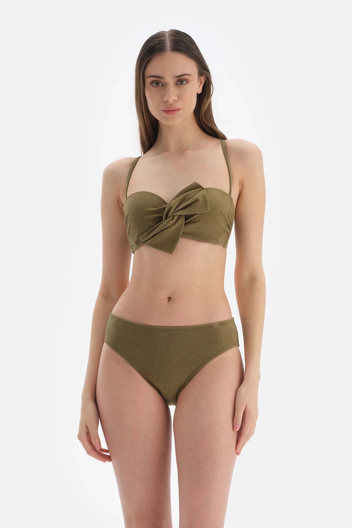 Yeşil Normal Bel Bikini Altı