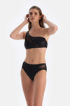 Siyah Normal Bel Brazilian Bikini Altı